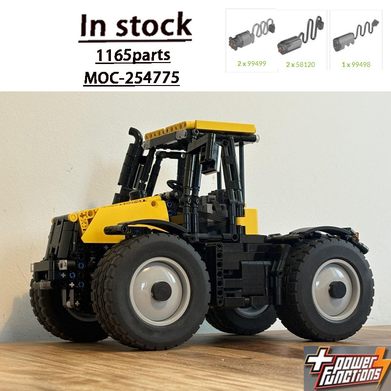 Urban Farming Agriculture - MOC-254775 Urban Farm Agriculture Yellow-Black Tractor