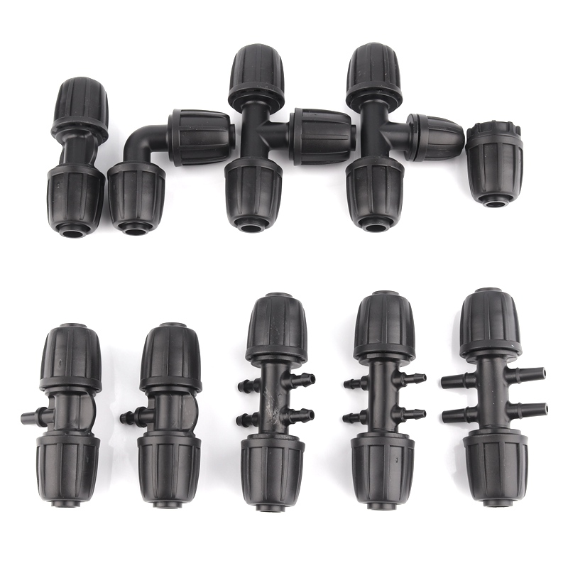 2pcs New 16mm LDPE Pipe Connec - Farming Pipe For Agriculture recension och pris