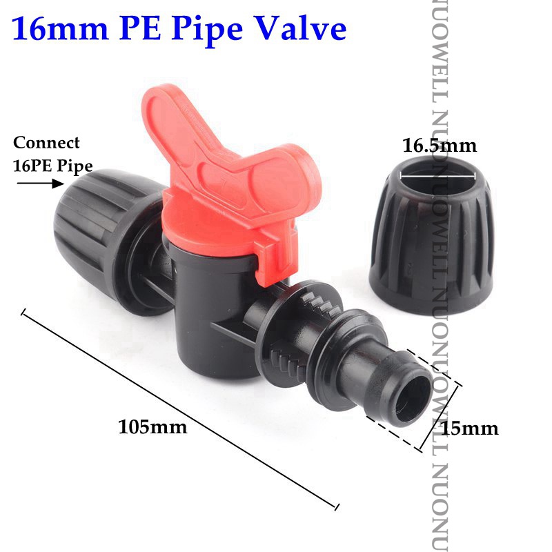 2pcs New 16mm LDPE Pipe Connec - Farming Pipe For Agriculture recension och pris