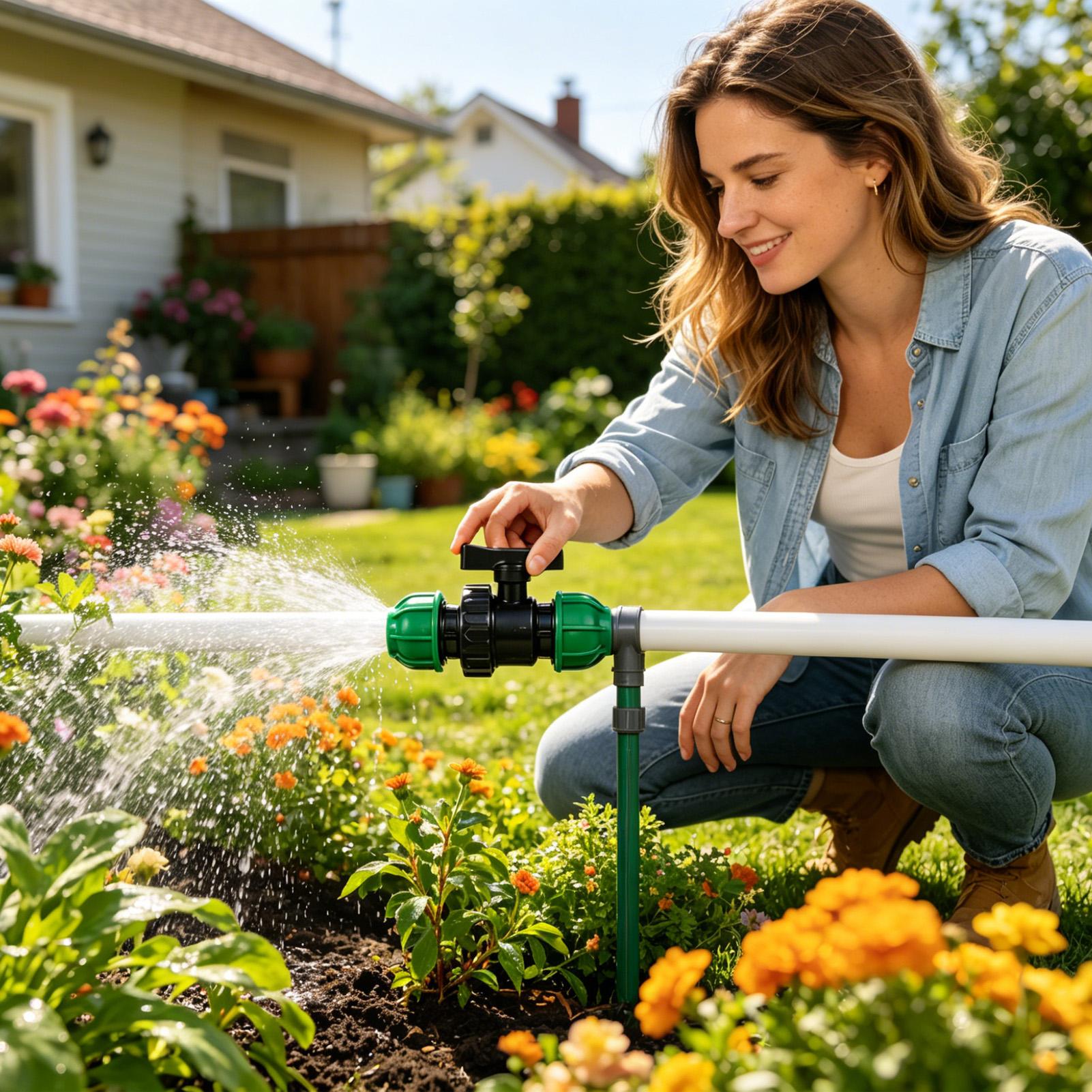Garden Hose Shut Off Valve 25  - Farming Pipe For Agriculture recension och pris